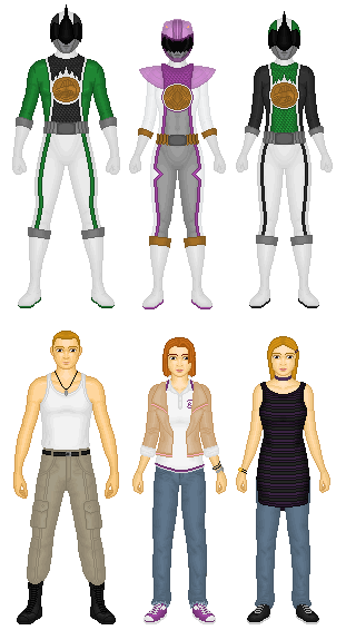 Power Ranger Dino Might - Additional Rangers by CaptainKessler on ...