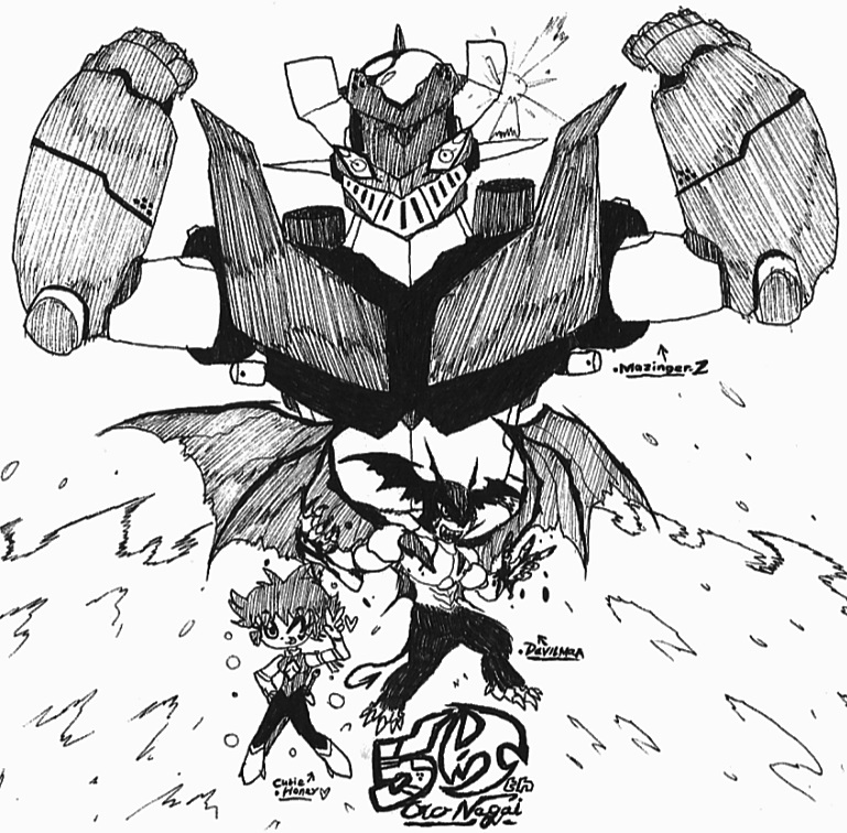 GO NAGAI no Sekai w/Poster Art Illustration DEVILMAN MAZINGER Z Fanbook Book TK* GO NAGAI no Sekai w/Poster Art Illustration DEVILMAN MAZINGER Z Fanbook Book TK*