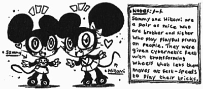 [OC] Sammy and Hitomi Mouse