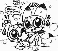 Lucy and Volt's Awkward-Moment