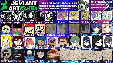 37 Roster Deviantart DeviantART-Fighter roster by Kainsword-Kaijin on DeviantArt