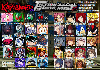37 Roster Deviantart Kainsword vs. FictionAlchemist Roster by Kainsword-Kaijin on DeviantArt