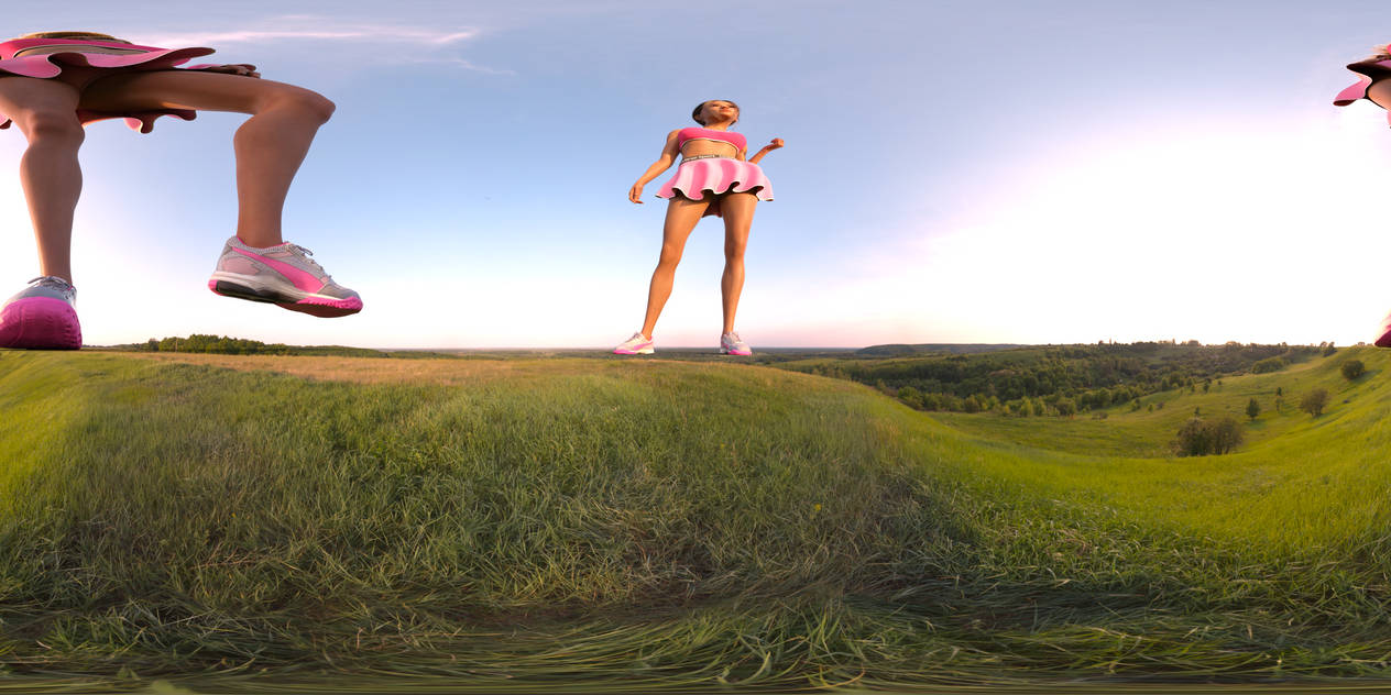 Deviantart 360 Giantess Cheerleaders - VR 360 by Lolipper on DeviantArt