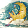 The Sassy Moon in the sky