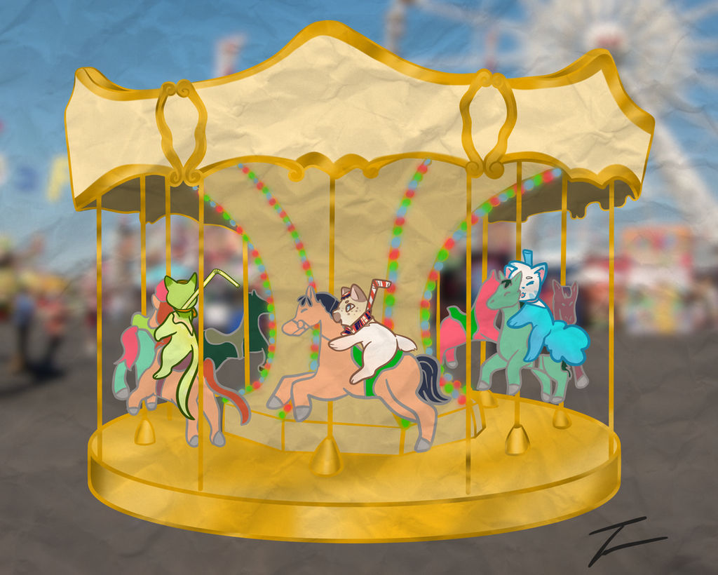 Distorted Carousel Carousel by ErrorAceArt on DeviantArt