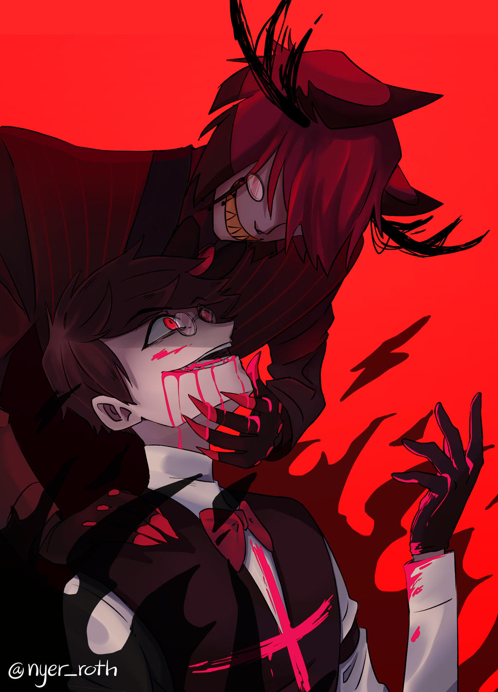 wallpapers Alastor Human Form Fanart alastor x human alastor by madyui0v0 on