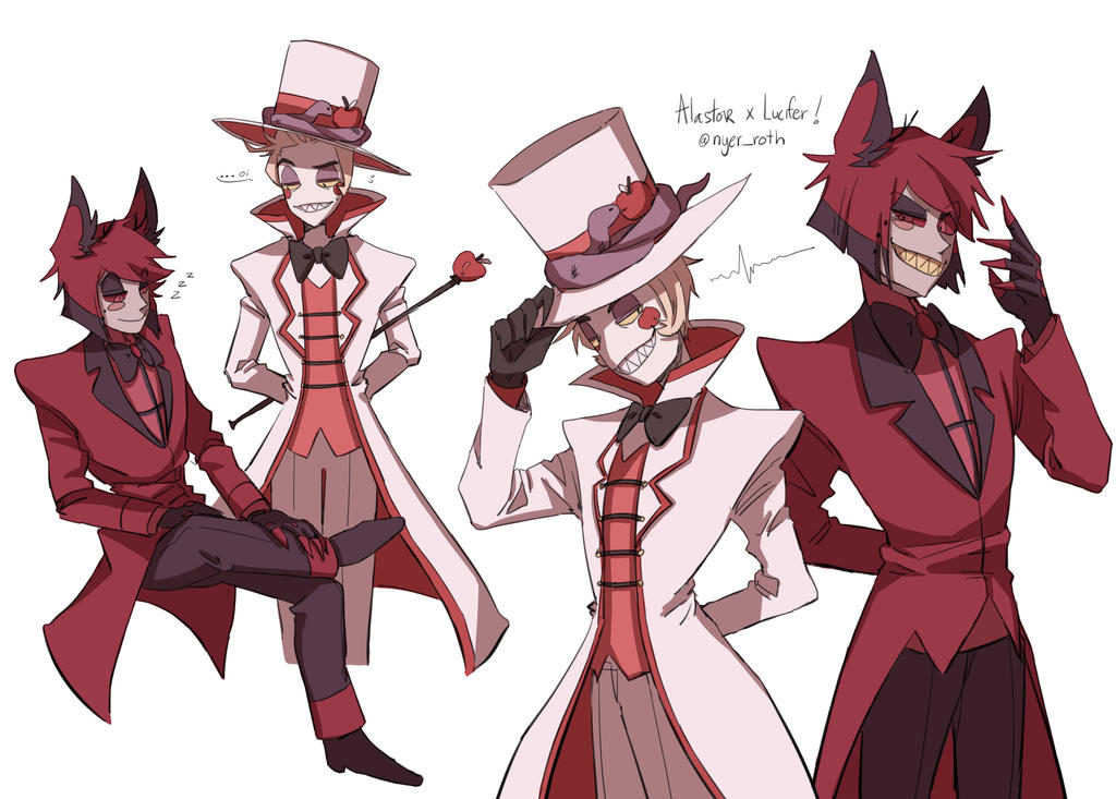 Alastor X Lucifer By Madyui0v0 On DeviantArt alastor-x-lucifer-by-madyui0v0-on-deviantart