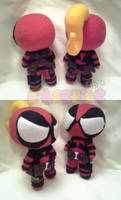 Powerpuff Deadpool and Lady Deadpool