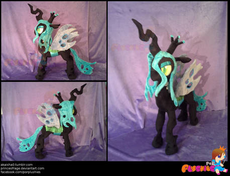 Queen Chrysalis Plushie by PrinceOfRage