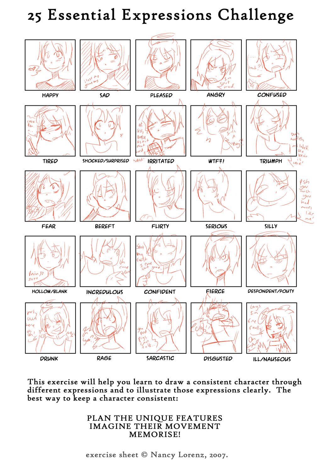 25 expressions meme with Revin by jaysica on DeviantArt