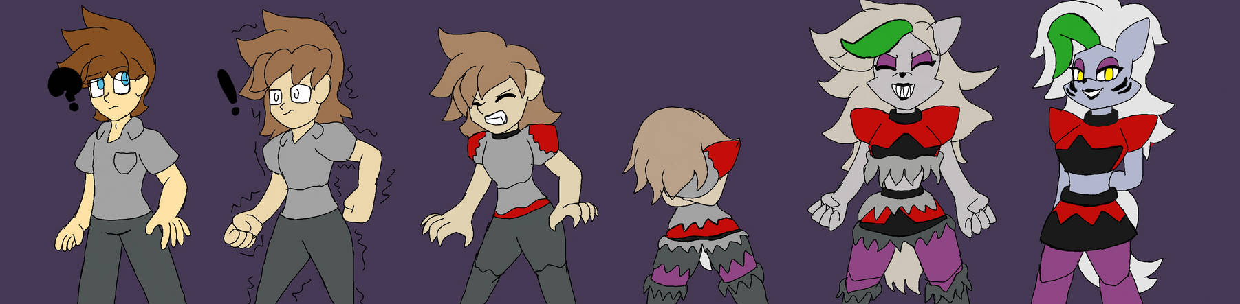 Fnaf Roxy Tf Roxy wolf TGTF by KloHedge on DeviantArt
