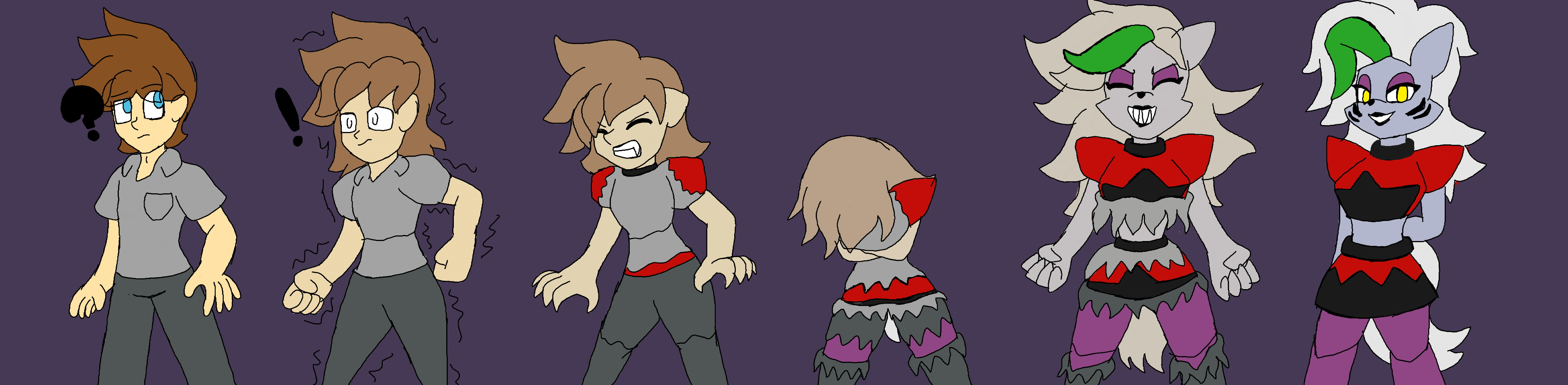 Fnaf Roxy Tg Roxy wolf TGTF by KloHedge on DeviantArt