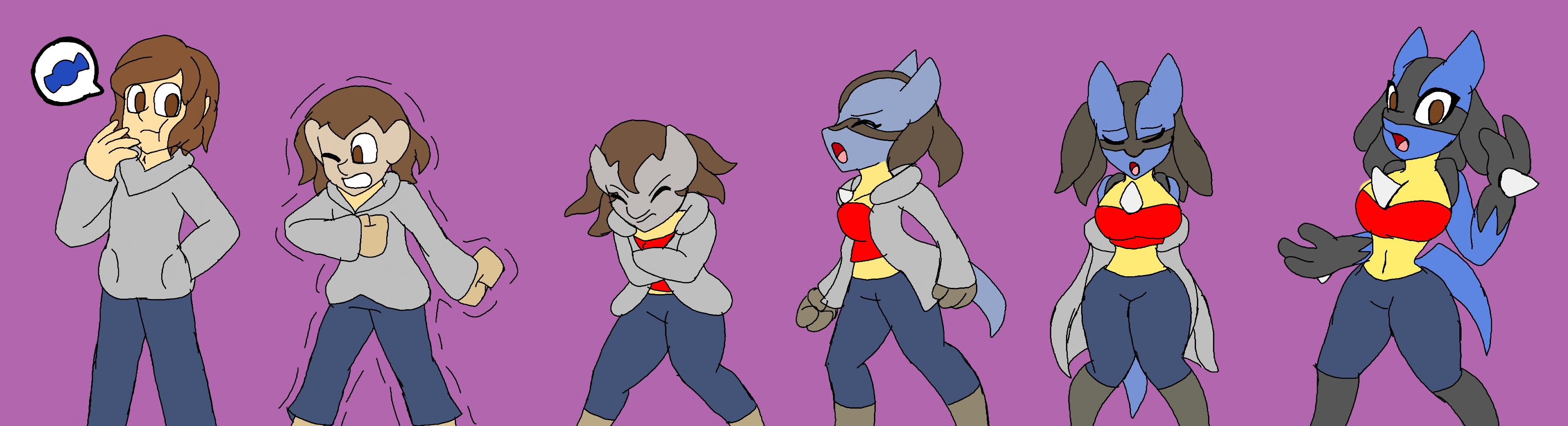 Furry Lucatio TGTF by KloHedge on DeviantArt