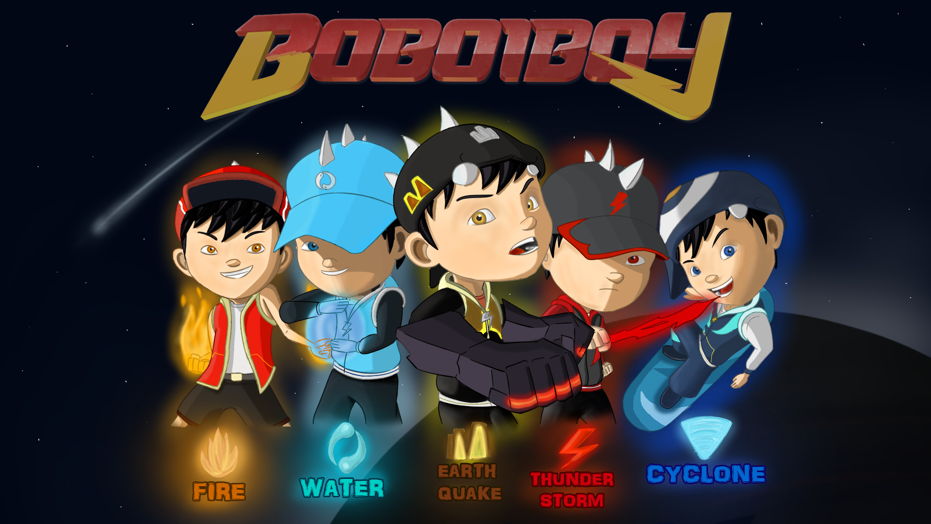 BoBoiBoy Galaxy Line-Up by MrFaiz995 on DeviantArt BoBoiBoy Galaxy Line-Up by MrFaiz995 on DeviantArt