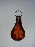 Leather 49 - Oakleaf Keychain by dragoon811
