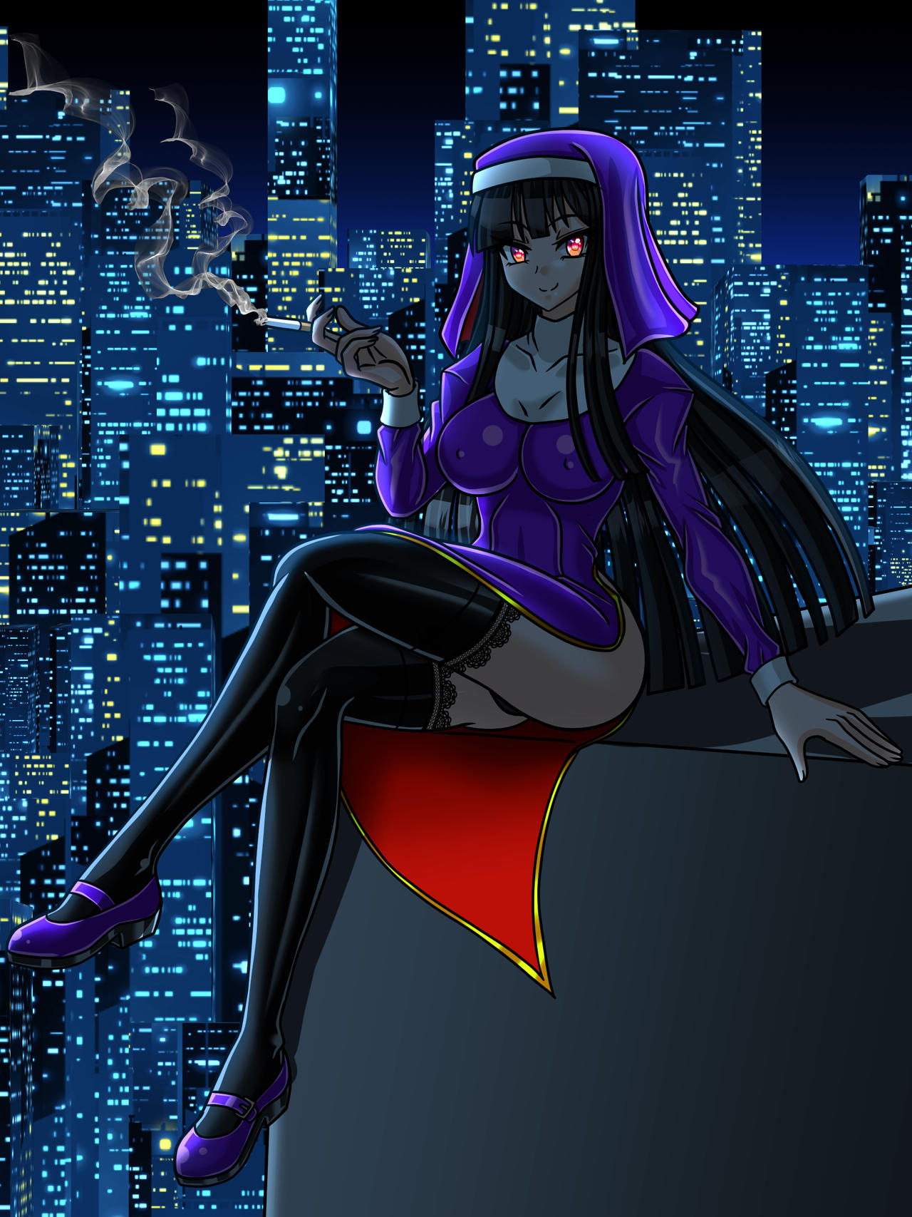 Smoking sister