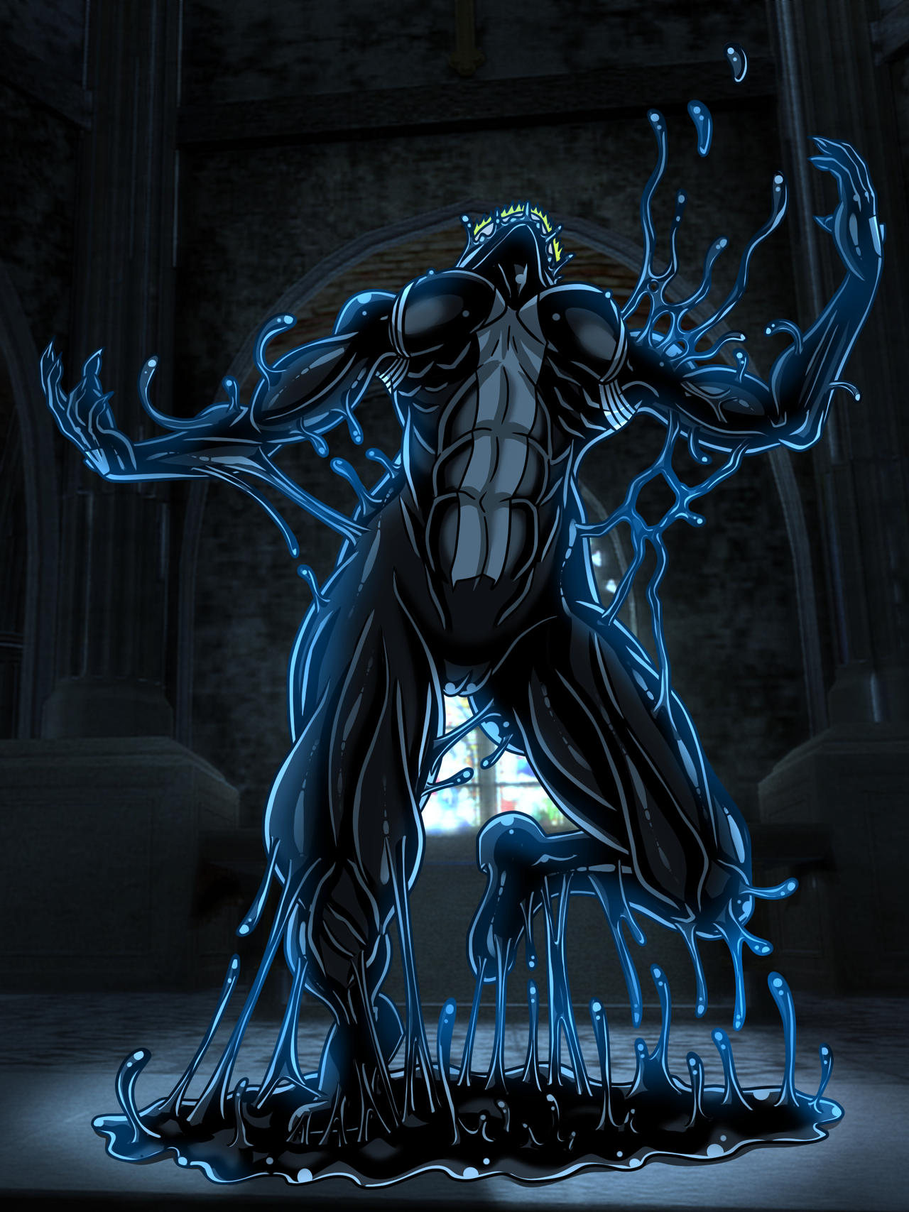 Emily Brock - Venom transformation