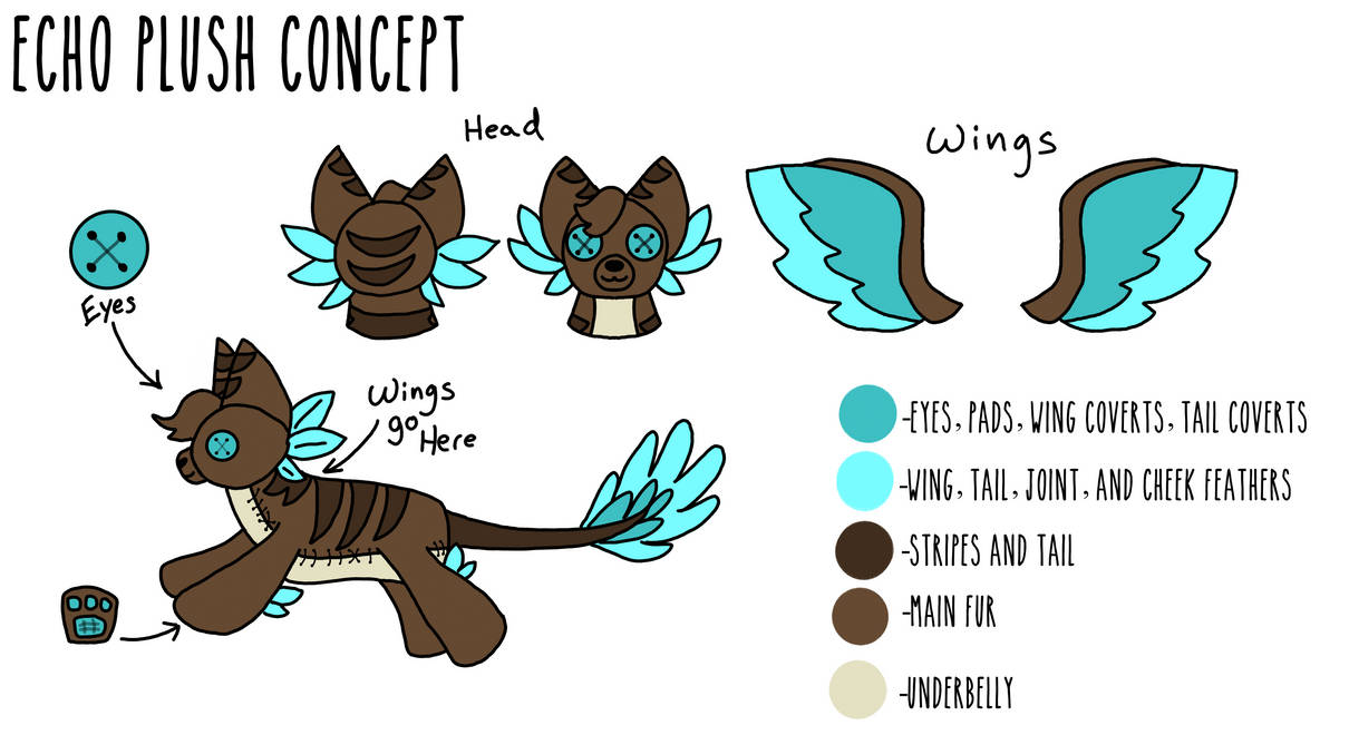 Echo Plush Concept by Echos-Arts on DeviantArt