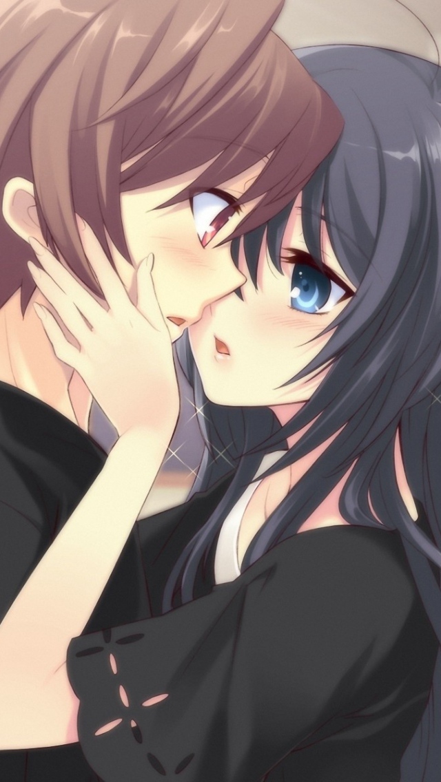 Anime Boy Girl Tenderness Kiss Room 11582 640x1136 by AnimeWHATEVER on  DeviantArt