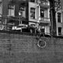 Amsterdam Canal: Odd bicycle parking spot