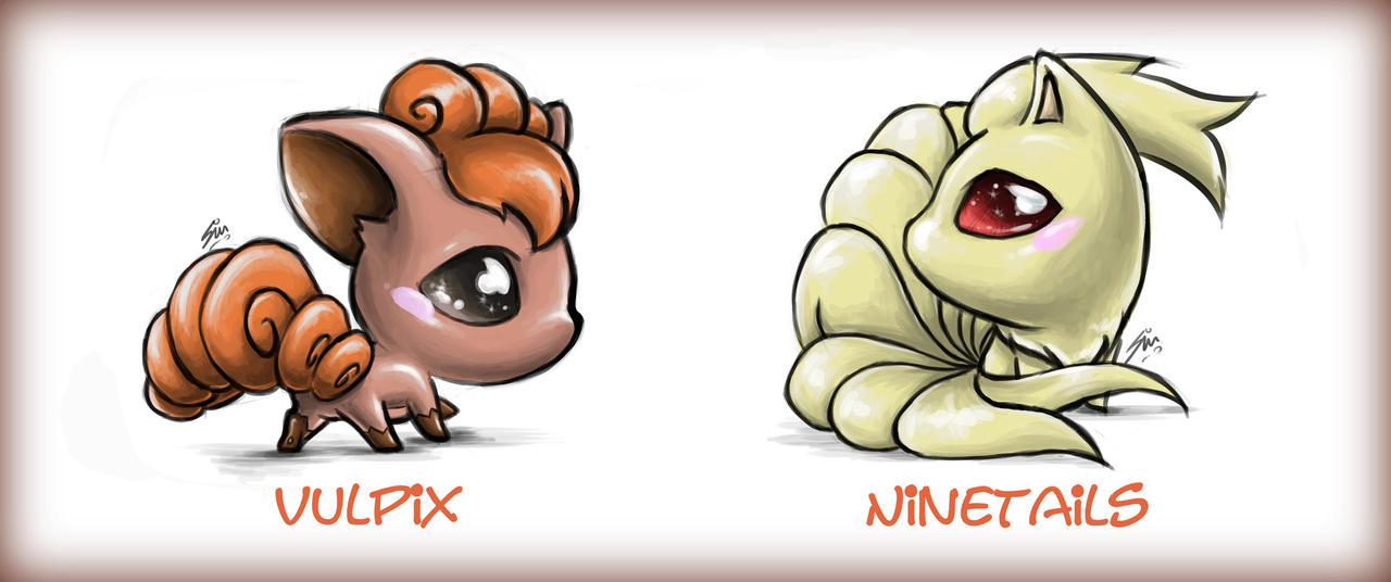 Vulpix Family by Shimochii on DeviantArt