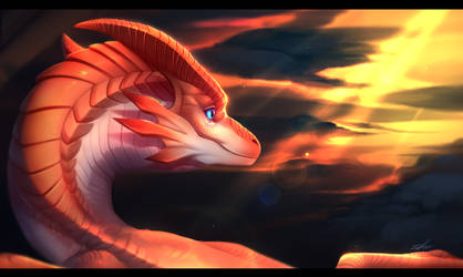 Dragon portrait #2 by RyanneileN