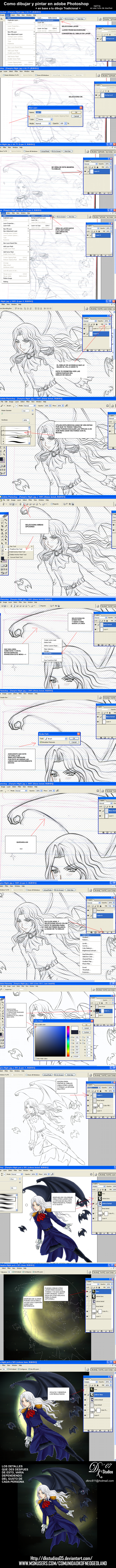 Tutorial lineas y color en PS