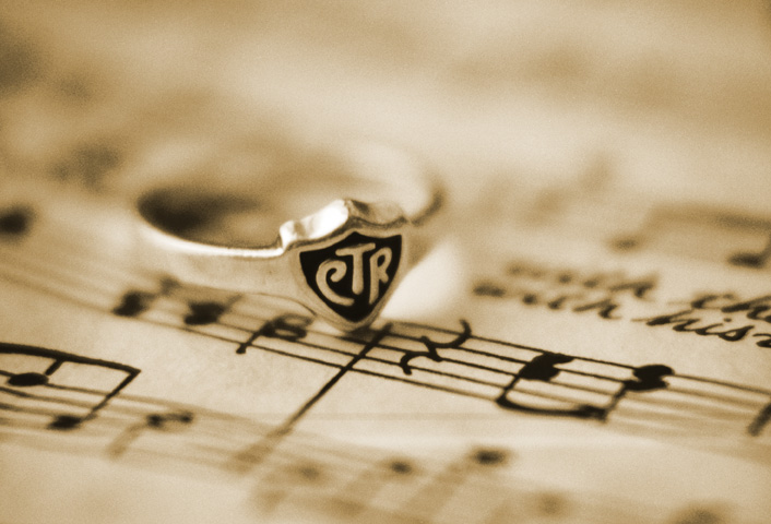 CTR Ring on Sheet Music