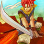 Crono in battle