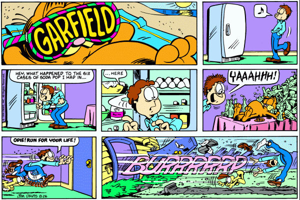 Fat Moments: Garfield #3 by KingSizeTraci on DeviantArt