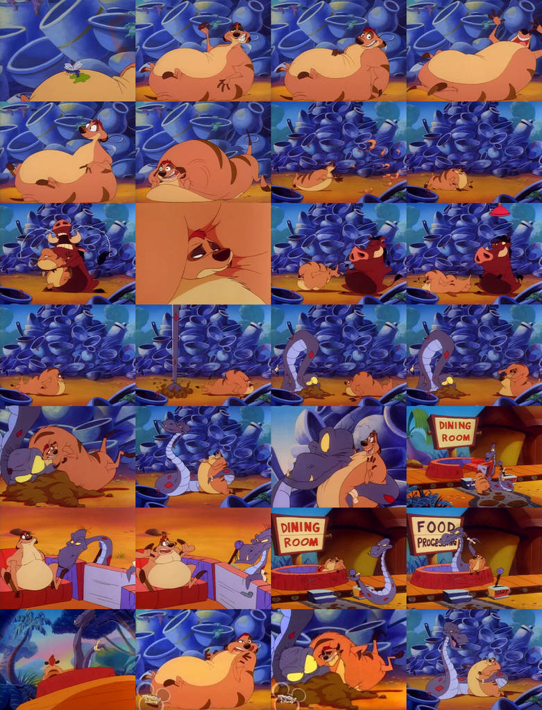 Fat Timon Fat Moments: Timon and Pumbaa #3 by KingSizeTraci on DeviantArt