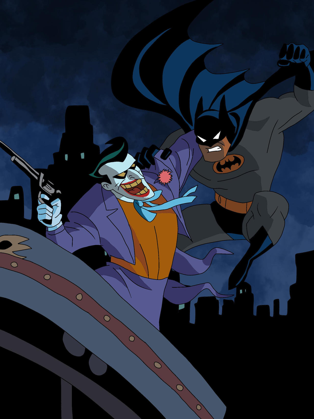 Batman vs The Joker by David-Heath on DeviantArt