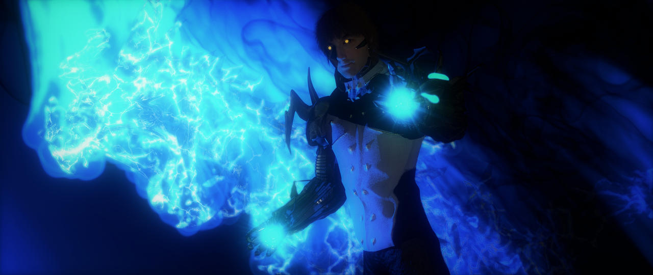 Genos V6 Dragon Blue Fan Art by Kevcreation on DeviantArt