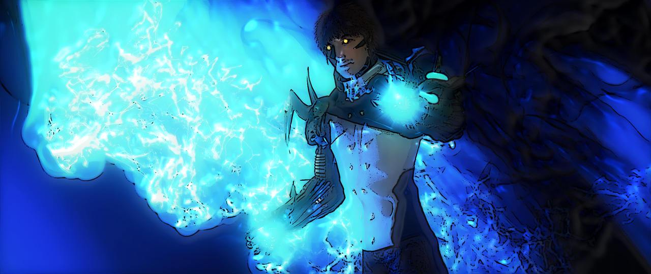 Genos V6 Dragon Blue Fan Art Draw Version by Kevcreation on DeviantArt