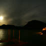 moon over chester bay