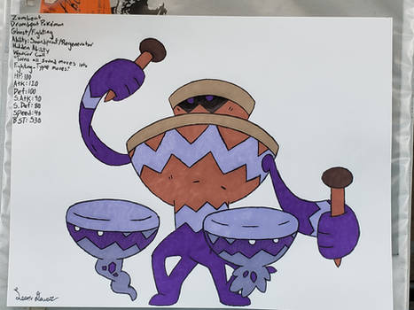 Zombeat, the Drumbeat Pokemon