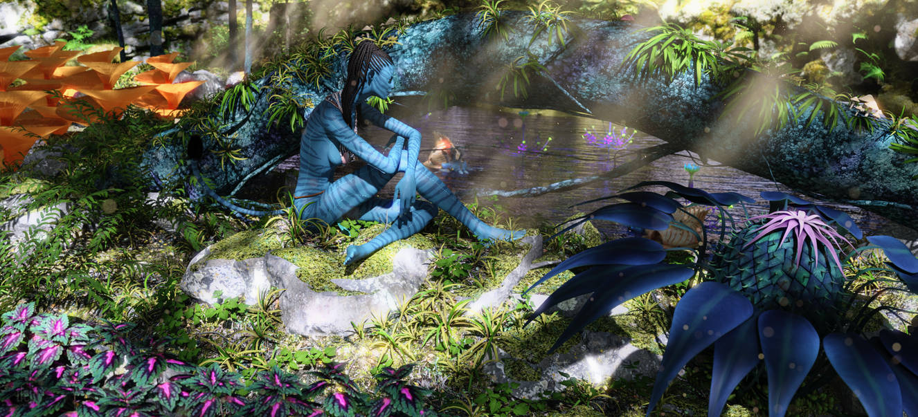 Dappled Pond by DrowElfMorwen
