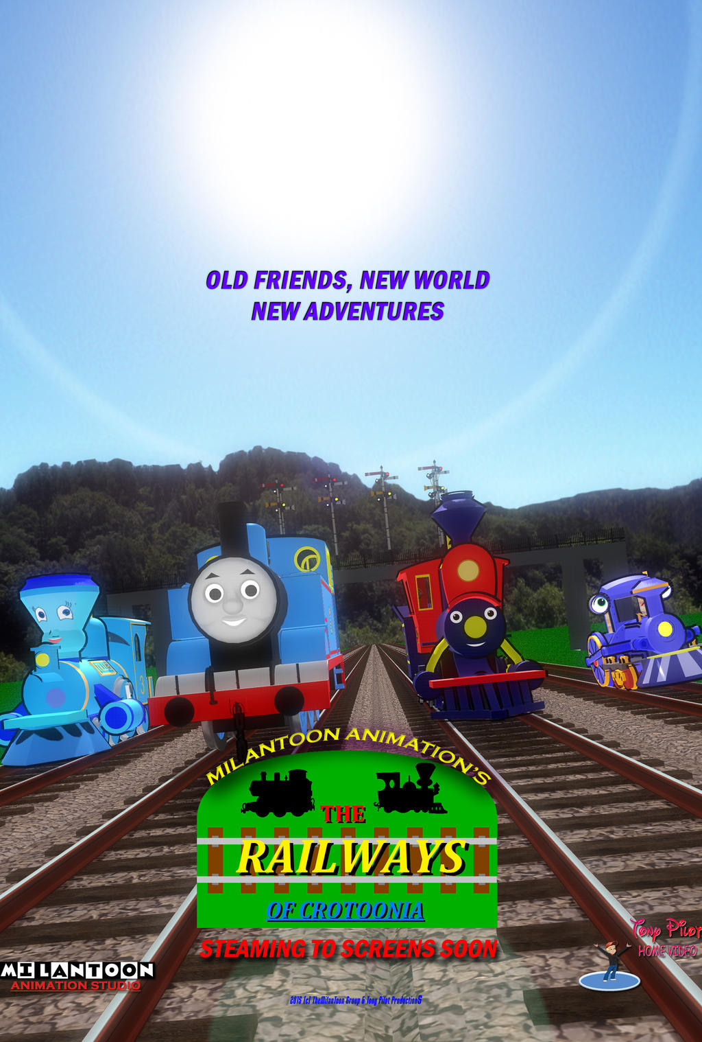 The Railways of Crotoonia Official Poster #1 by TheMilanTooner on