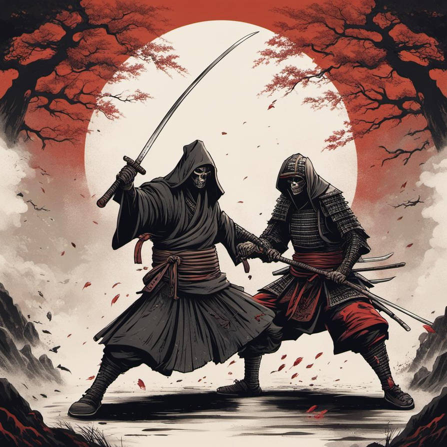 Samurai fighting grim reaper by jasonbootland1974 on DeviantArt