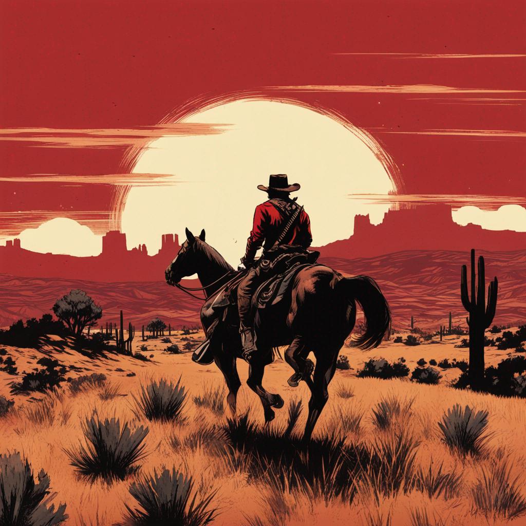 Cowboy red dead redemption by jasonbootland1974 on DeviantArt