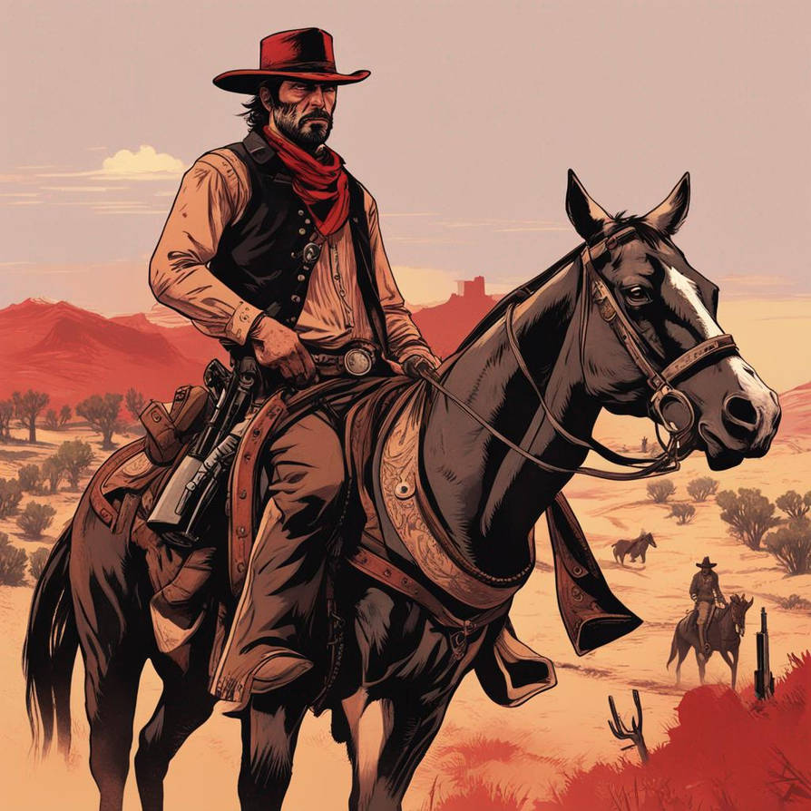 Cowboy red dead redemption by jasonbootland1974 on DeviantArt