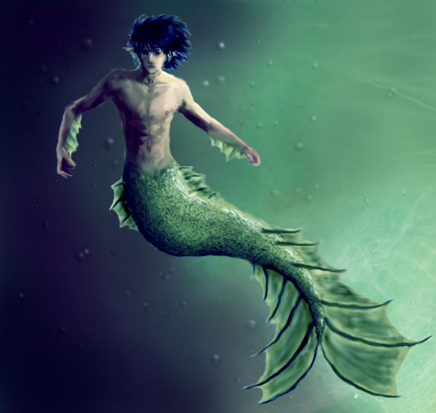 Merfolk Ryn merfolk by MurphAinmire on DeviantArt