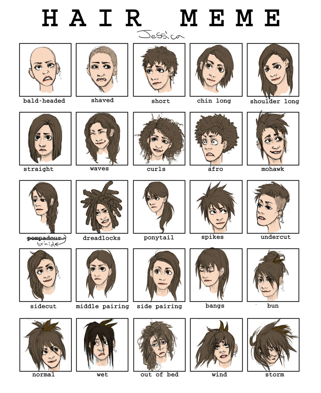 Hair Meme by MurphAinmire on DeviantArt