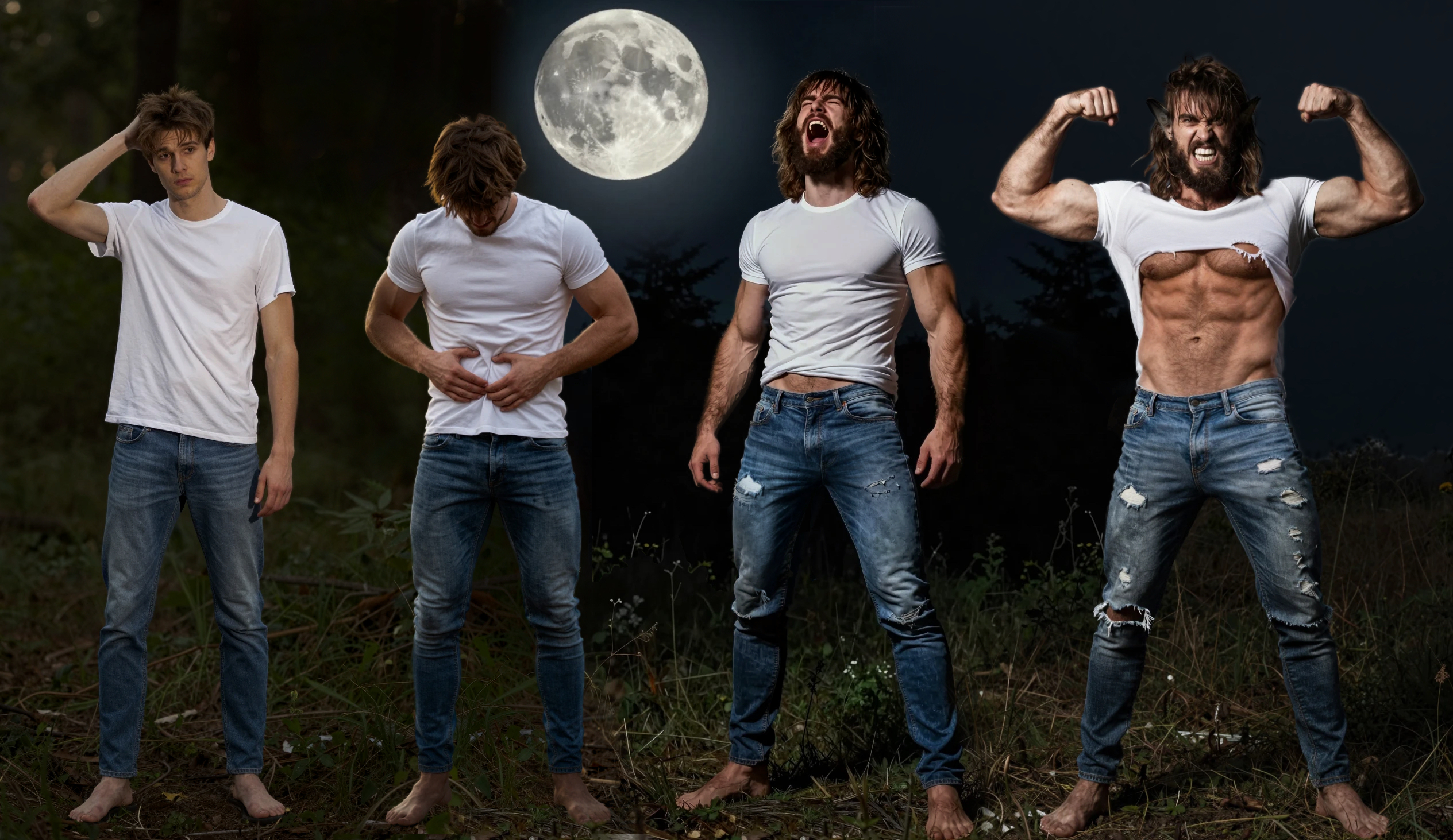Werewolf Day Full Moon Fever - Werewolf Transformation Sequence by CrisKane on ...