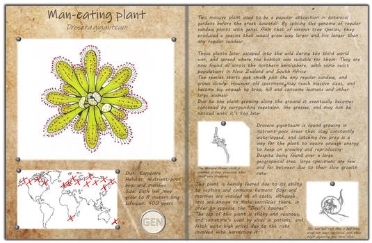 Technological fantasy - Man-eating plant