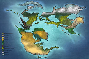 World map of Aglaia