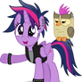 Twilight and Owlowiscious (Punk Style)
