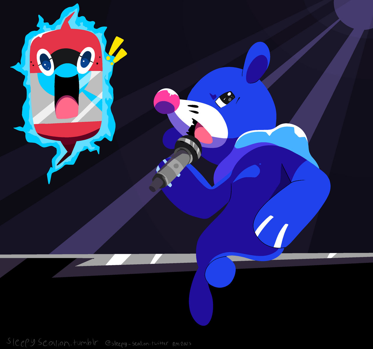 An electrifying performance! by sleepysealion on DeviantArt