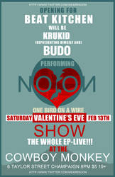 Valentine Eve Show FLyer