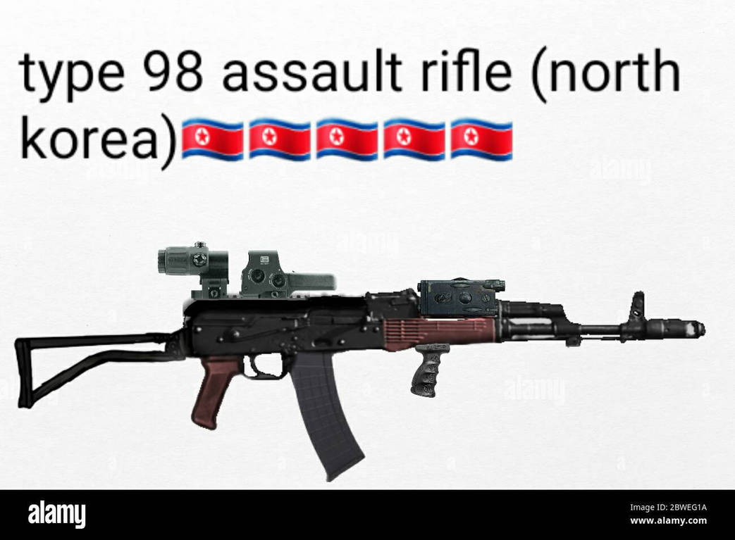 the north korean type 98mw ar from warzone. by fabjokh on DeviantArt